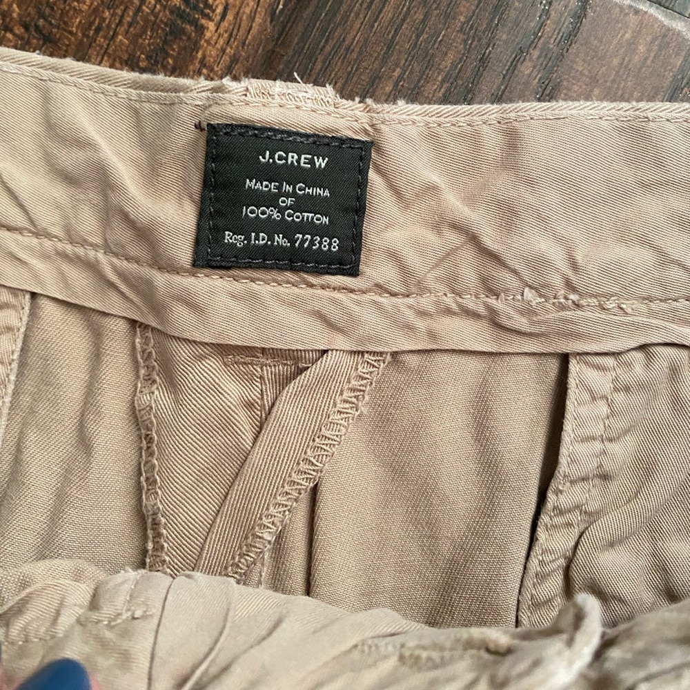 JCrew Men’s Khaki Chino Shorts size 35